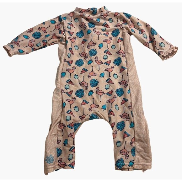 UV Skinz RashGuard Romper Swim Suit Size 18-24 months Very good used condition C - Picture 2 of 6